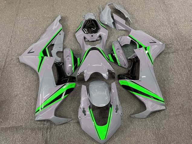 Carenado Moto Honda CBR1000RR 2017-2023 - Nardo Gris Verde Raya