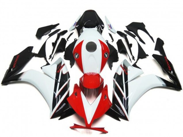 Carenado Moto Honda CBR1000RR 2012-2016 - Blanco Rojo Negro Brillante
