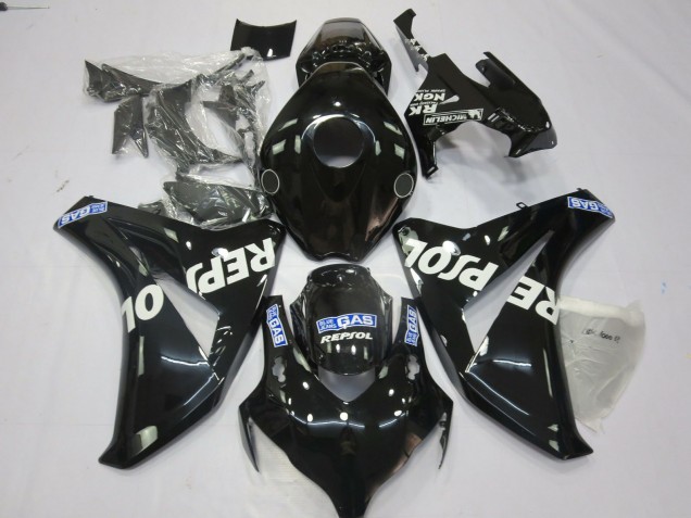 Carenado Moto Honda CBR1000RR 2008-2011 - Negro Brillante Azul Blanco Repsol