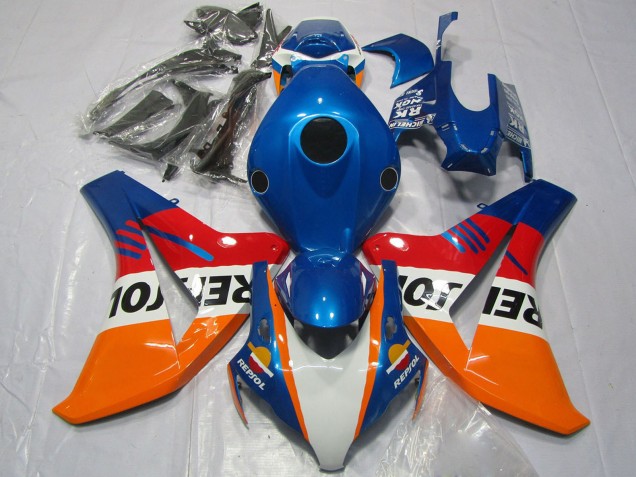 Carenado Moto Honda CBR1000RR 2008-2011 - Naranja Blanco Rojo Azul Repsol