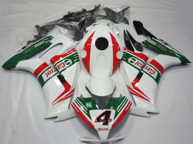 Carenado Moto Honda CBR1000RR 2012-2016 - Blanco Rojo Verde Castrol 4