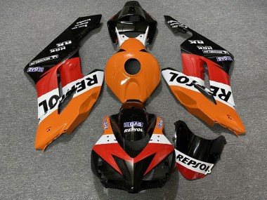 Carenado ABS Honda CBR1000RR 2004-2005 - Naranja Blanco Rojo Negro Brillante Repsol