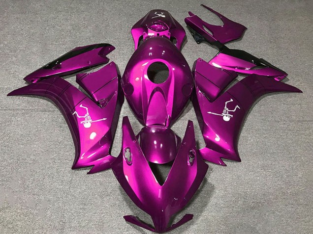 Carenado Moto Honda CBR1000RR 2012-2016 - Rosa Profundo Negro Brillante