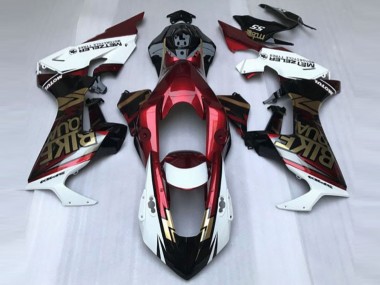 Carenado Moto Honda CBR1000RR 2017-2023 - Blanco Rojo Profundo Negro Brillante