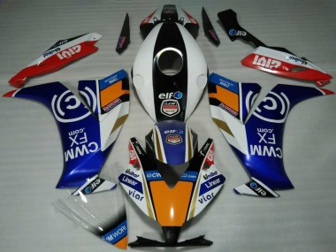 Carenado Moto Honda CBR1000RR 2012-2016 - Blanco Azul Naranja Rojo Negro Elf