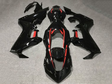 Carenado Moto Honda CBR1000RR 2017-2023 - Negro Brillante Rojo Línea