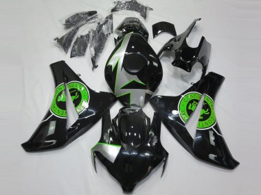 Carenado Moto Honda CBR1000RR 2008-2011 - Plata Verde Negro Brillante