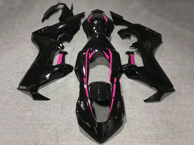 Carenado Moto Honda CBR1000RR 2017-2023 - Negro Brillante Rosa Línea