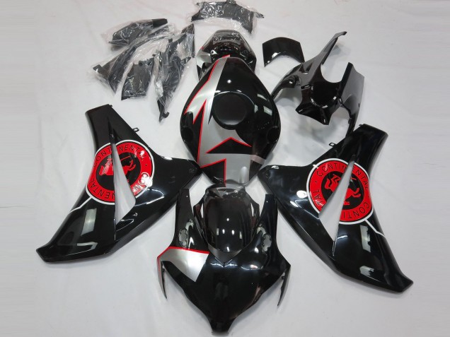 Carenado Moto Honda CBR1000RR 2008-2011 - Plata Rojo Negro Brillante