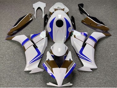 Carenado Moto Honda CBR1000RR 2012-2016 - Blanco Azul Brown