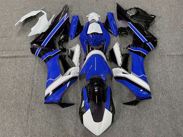 Carenado Moto Honda CBR1000RR 2017-2023 - Blanco Azul Negro Brillante