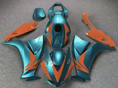 Carenado Moto Honda CBR1000RR 2012-2016 - Cian Azul Naranja