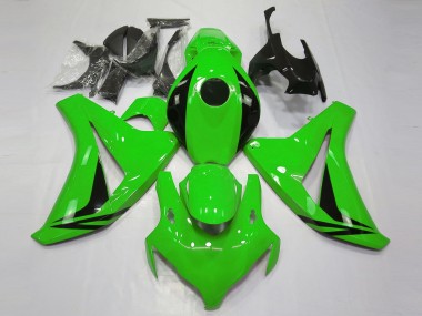 Carenado Moto Honda CBR1000RR 2008-2011 - Verde Negro Brillante OEM Estilo