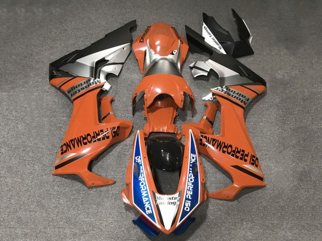 Carenado Moto Honda CBR1000RR 2017-2023 - Naranja Azul Blanco Plata Negro Mate DSI Performance