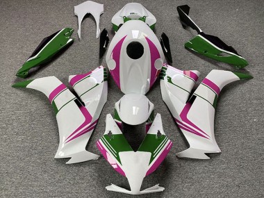 Carenado Moto Honda CBR1000RR 2012-2016 - Blanco Rosa Verde Negro