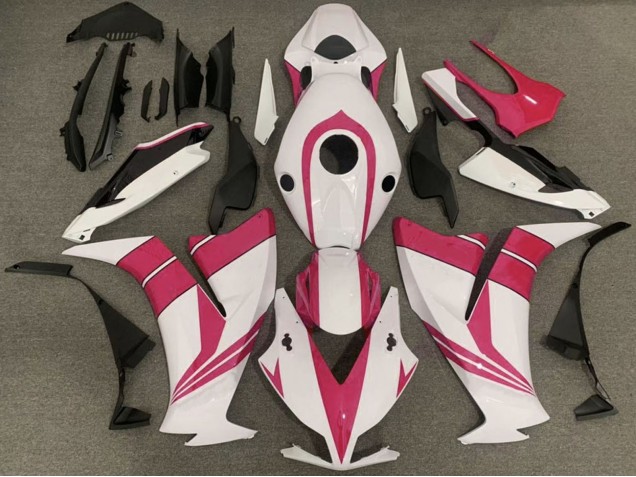 Carenado Moto Honda CBR1000RR 2012-2016 - Blanco Rosa Negro