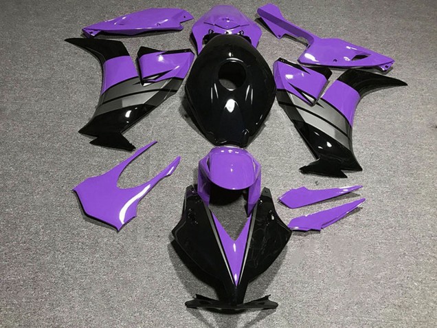 Carenado Moto Honda CBR1000RR 2012-2016 - Púrpura Gris Negro Brillante