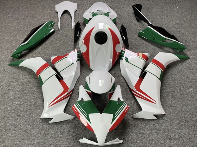 Carenado Moto Honda CBR1000RR 2012-2016 - Blanco Rojo Verde