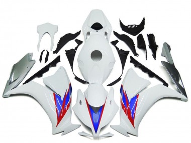Carenado Moto Honda CBR1000RR 2012-2016 - Blanco Azul Rojo Plata