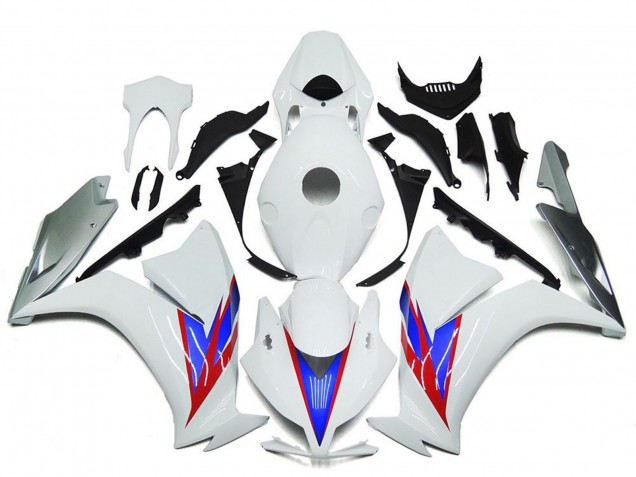 Carenado Moto Honda CBR1000RR 2012-2016 - Blanco Azul Rojo Plata