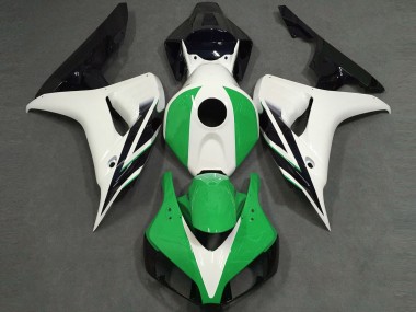 Carenado Moto Honda CBR1000RR 2006-2007 - Blanco Verde Negro Brillante