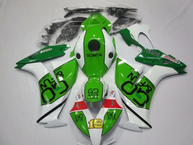 Carenado Moto Honda CBR1000RR 2012-2016 - Blanco Verde Rojo Go Fun