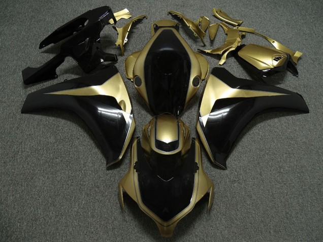 Carenado Moto Honda CBR1000RR 2008-2011 - Oro Negro Brillante