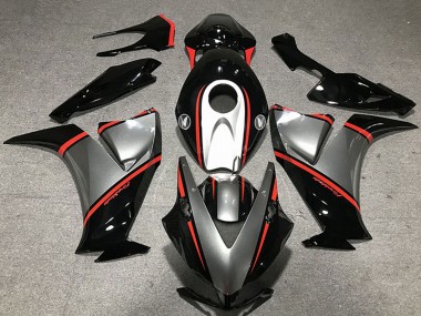 Carenado Moto Honda CBR1000RR 2012-2016 - Gunmetal Gris Negro Brillante Rojo