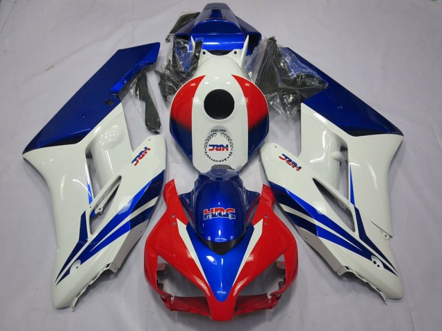 Carenado Moto Honda CBR1000RR 2004-2005 - Blanco Azul Rojo HRC OEM Estilo