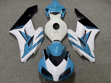 Carenado Moto Honda CBR1000RR 2004-2005 - Azul Claro Blanco Negro Brillante