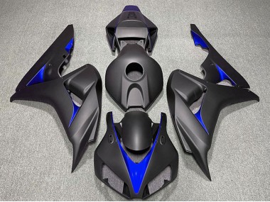Carenado Moto Honda CBR1000RR 2006-2007 - Negro Mate Azul