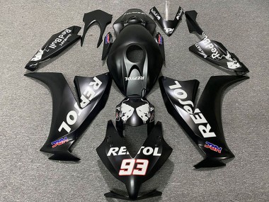 Carenado Moto Honda CBR1000RR 2012-2016 - Negro Mate Blanco Repsol HRC 93