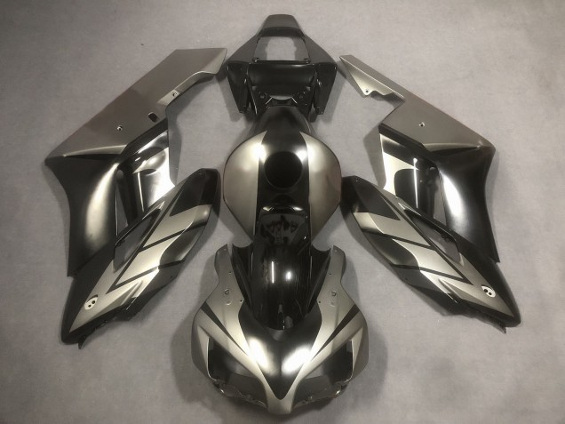 Carenado Moto Honda CBR1000RR 2004-2005 - Plata Negro Brillante