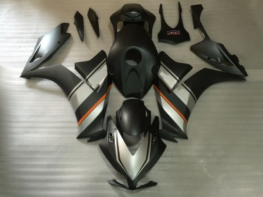 Carenado Moto Honda CBR1000RR 2012-2016 - Plata Naranja Negro Mate