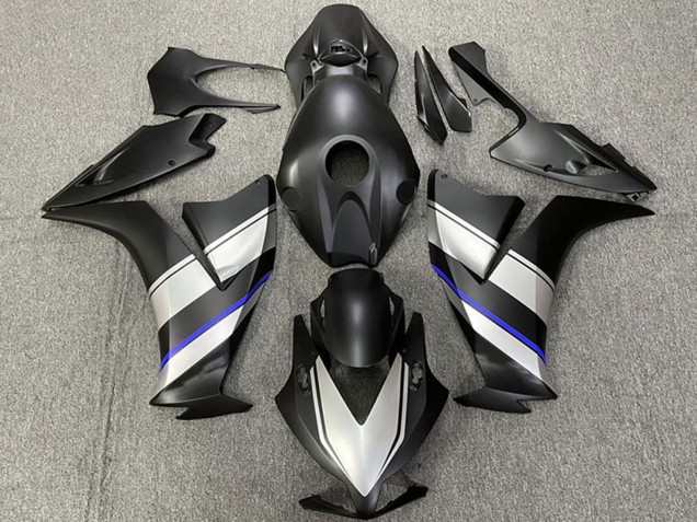 Carenado Moto Honda CBR1000RR 2012-2016 - Plata Azul Negro Mate