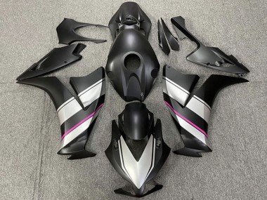 Carenado Moto Honda CBR1000RR 2012-2016 - Plata Rosa Negro Mate