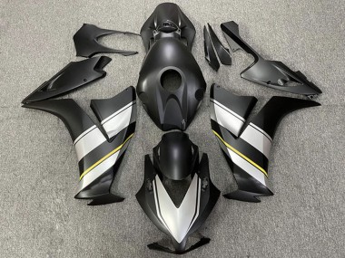 Carenado Moto Honda CBR1000RR 2012-2016 - Plata Amarillo Negro Mate