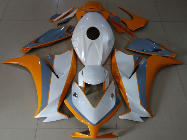 Carenado Moto Honda CBR1000RR 2012-2016 - Blanco Naranja Gris