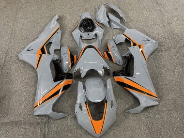 Carenado Moto Honda CBR1000RR 2017-2023 - Nardo Gris Naranja Raya