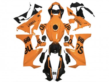 Carenado Moto Honda CBR1000RR 2017-2023 - Naranja Negro Brillante Street Flava