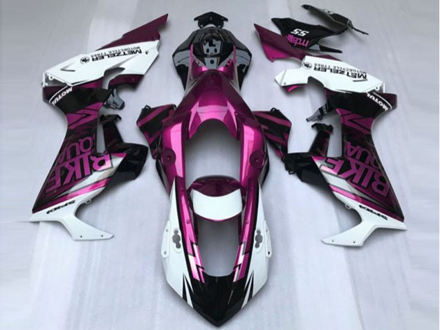 Carenado Moto Honda CBR1000RR 2017-2023 - Blanco Púrpura Negro Brillante