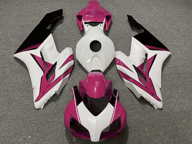 Carenado Moto Honda CBR1000RR 2004-2005 - Rosa Blanco Negro Brillante