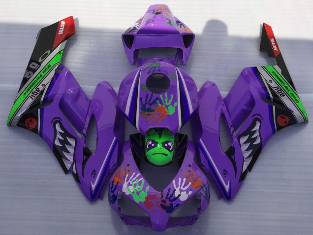 Carenado Moto Honda CBR1000RR 2004-2005 - Púrpura Verde Negro Rojo Tiburón