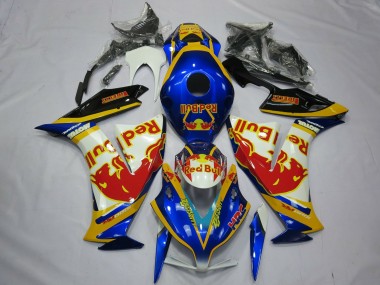 Carenado Moto Honda CBR1000RR 2012-2016 - Blanco Azul Amarillo Rojo Bull