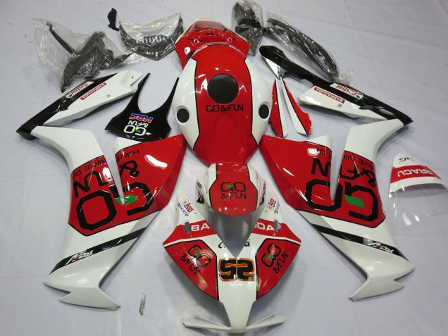 Carenado Moto Honda CBR1000RR 2012-2016 - Blanco Rojo Go&Fun