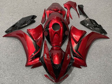 Carenado Moto Honda CBR1000RR 2012-2016 - Rojo Negro Brillante Estilo
