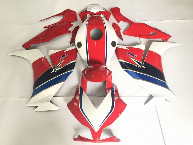 Carenados Moto Honda CBR1000RR 2012-2016 - Blanco Rojo Azul