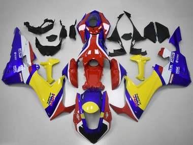 Carenado Moto Honda CBR1000RR 2017-2023 - Blanco Rojo Azul Amarillo HRC