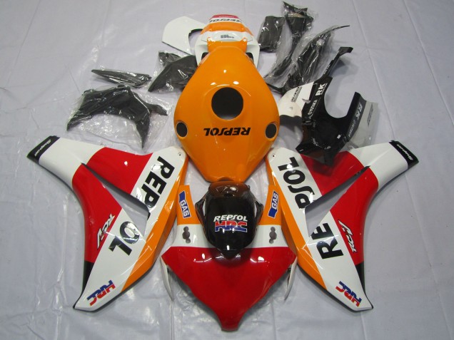 Carenado Moto Honda CBR1000RR 2008-2011 - Naranja Blanco Rojo Negro Brillante Repsol HRC