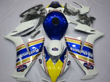 Carenado Moto Honda CBR1000RR 2012-2016 - Blanco Azul Oro Rothmans